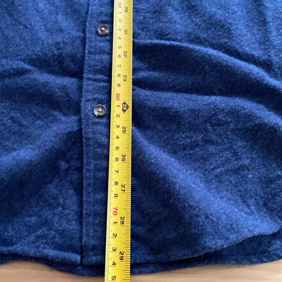 J.Crew Wool-Cotton Shirt, Navy - Picture 5 of 5